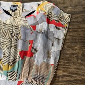 Colorful Geometric Pattern Dress